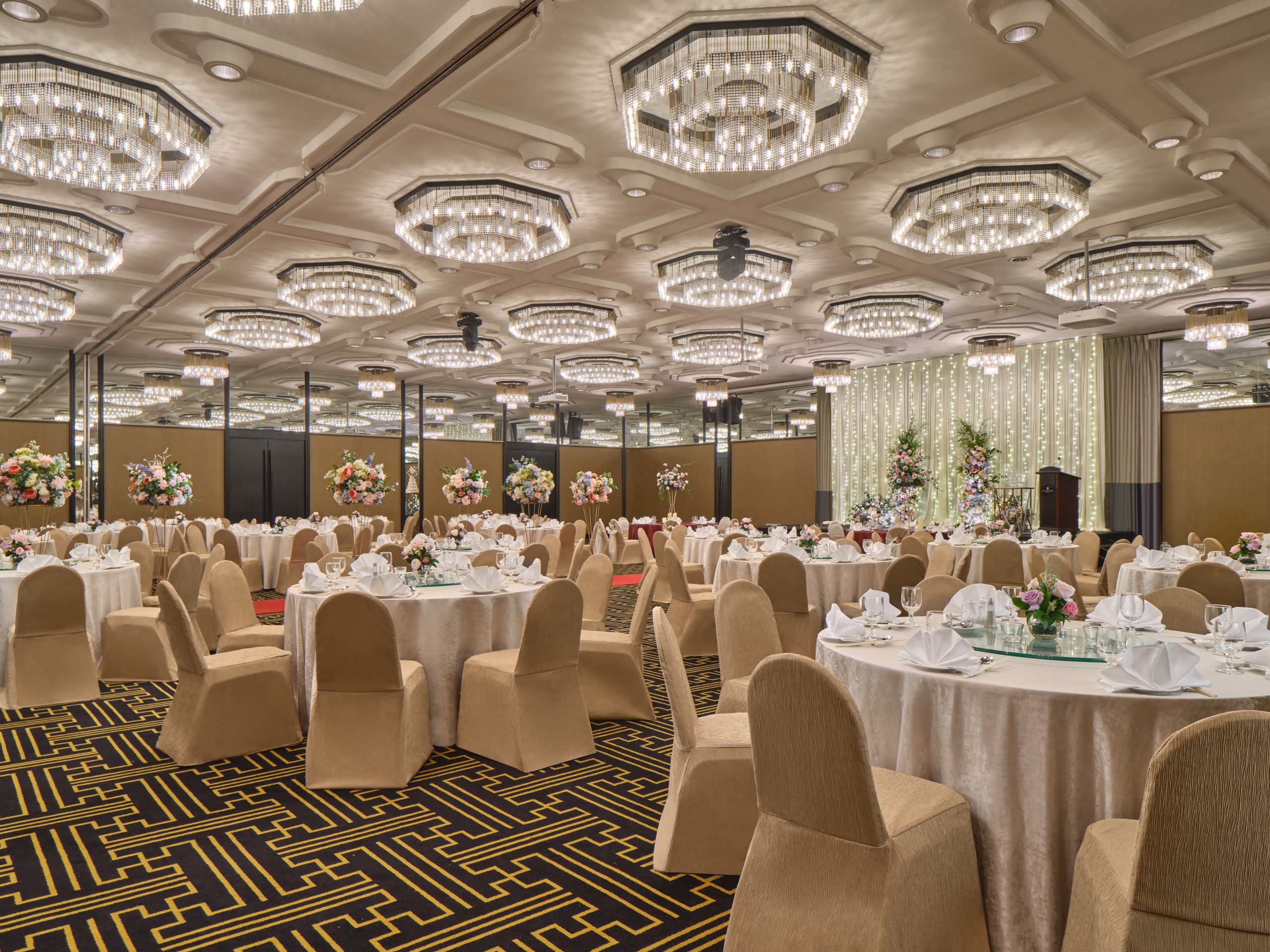 Concorde Singapore Hotel Ballroom 2025 – Rosa Setup Side
